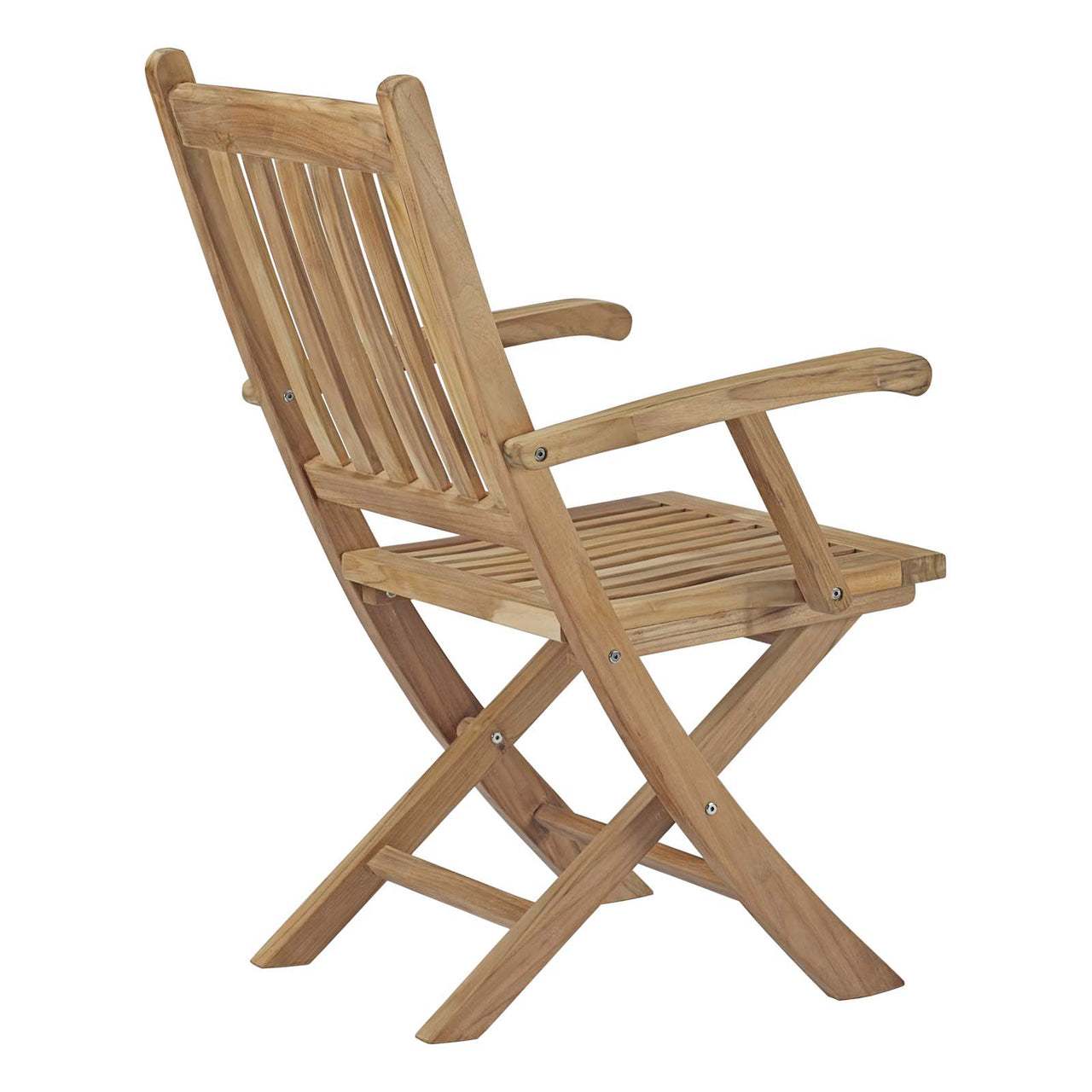 Shorehaven Alfresco Folding Chair, Natural Wood