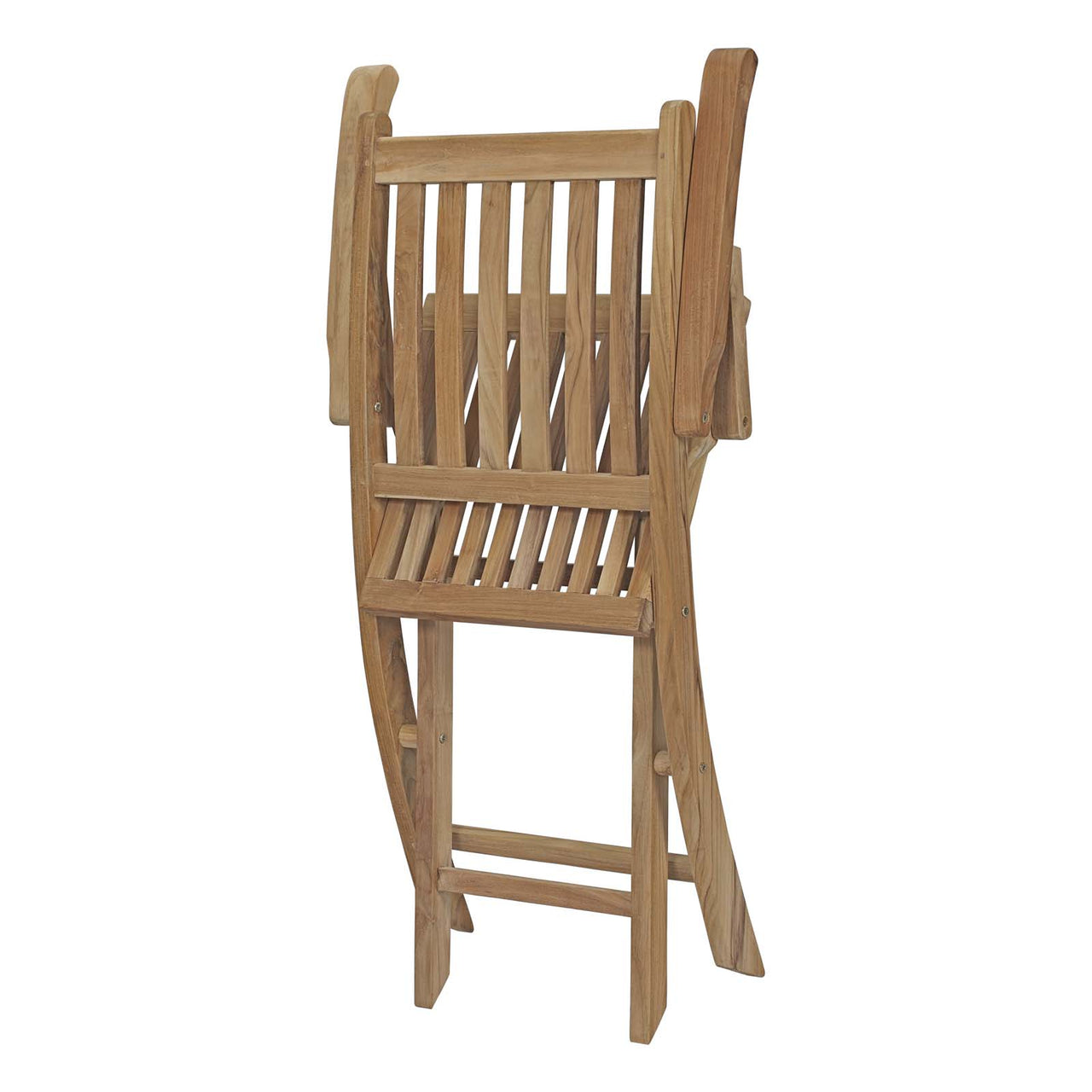 Shorehaven Alfresco Folding Chair, Natural Wood