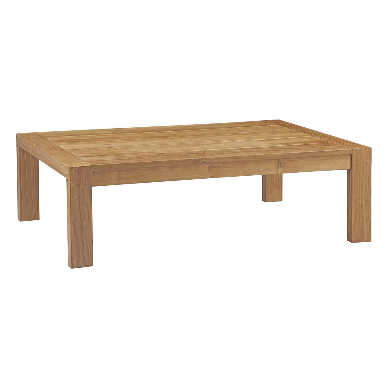 Rizer Alfresco Grade-A Teak Coffee Table, Natural Wood