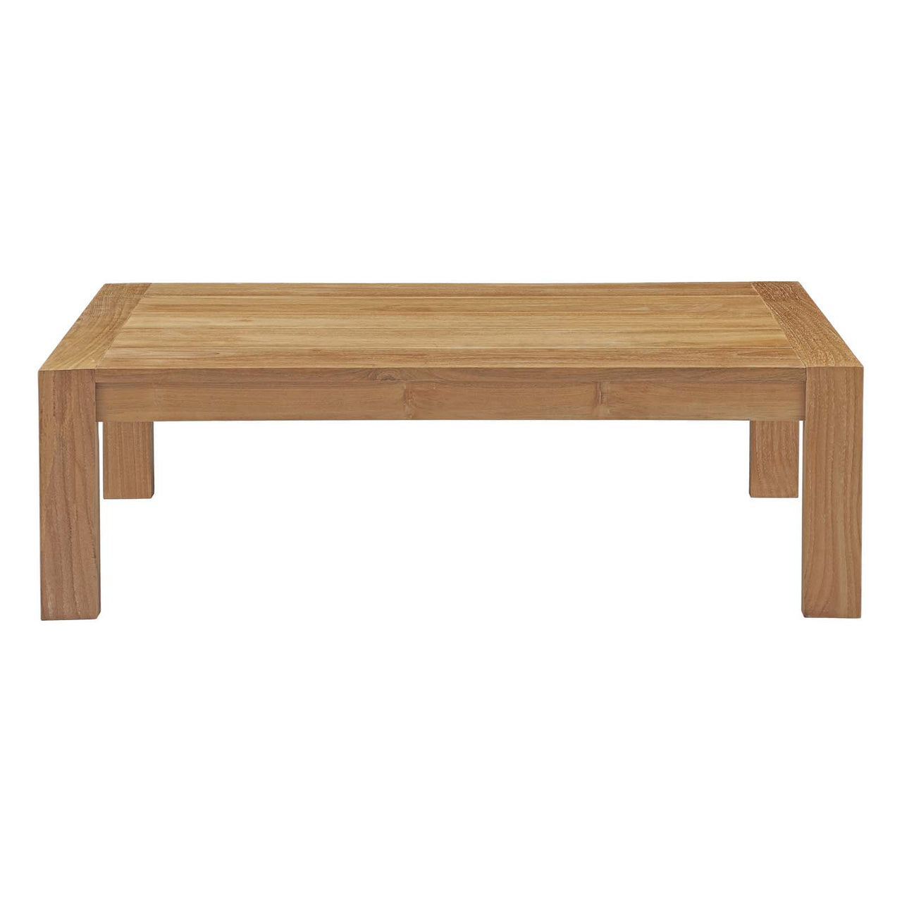 Rizer Alfresco Grade-A Teak Coffee Table, Natural Wood
