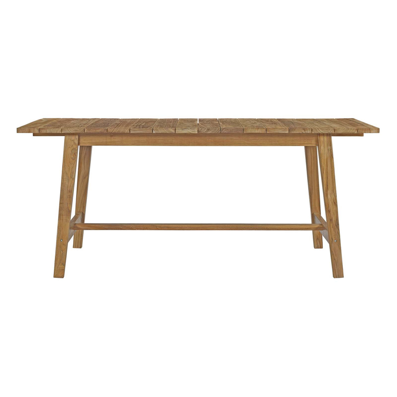 Kivora Alfresco Teak Dining Table, Natural Wood