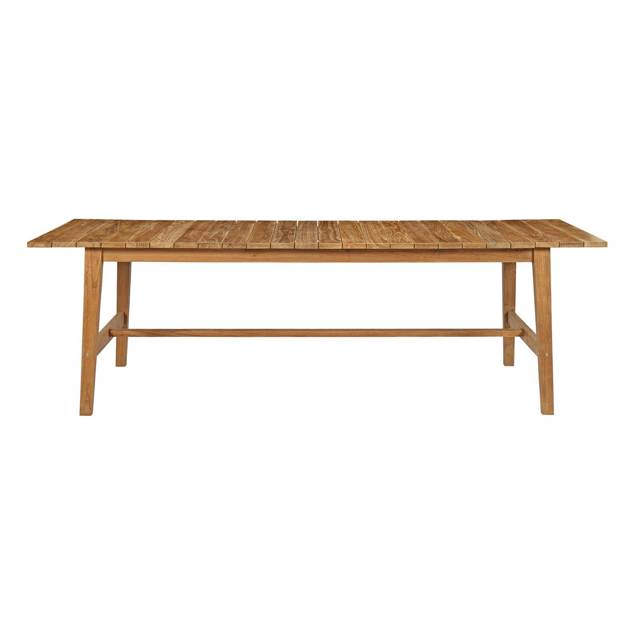 Kivora Alfresco Teak Dining Table, Natural Wood