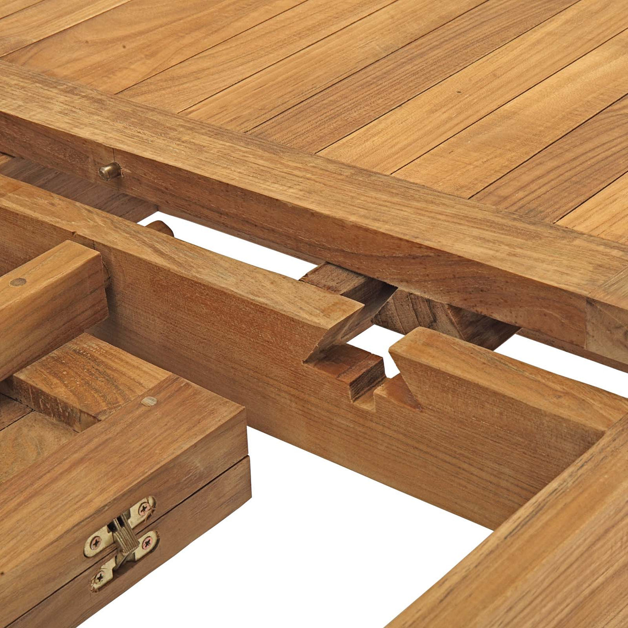 Shorehaven Extendable Alfresco Dining Table, Natural Wood