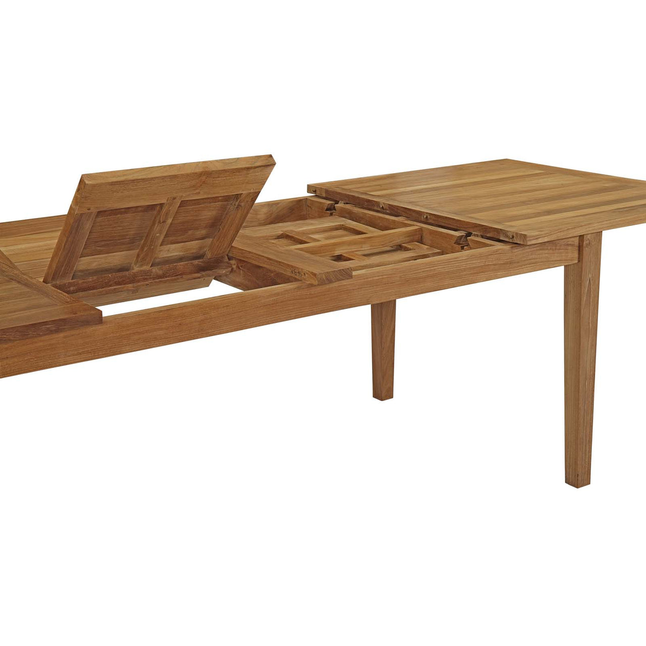Shorehaven Extendable Alfresco Dining Table, Natural Wood