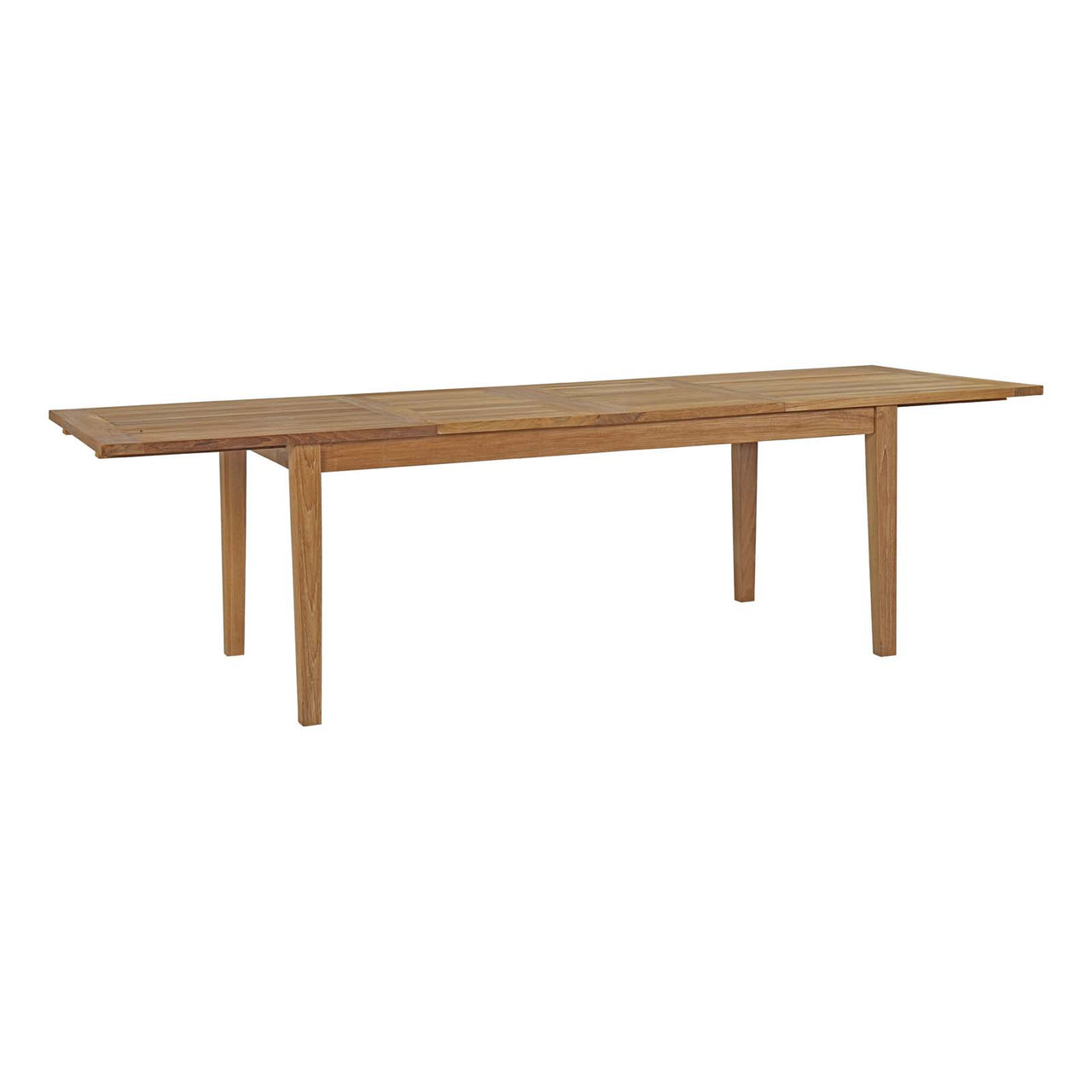 Shorehaven Extendable Alfresco Dining Table, Natural Wood
