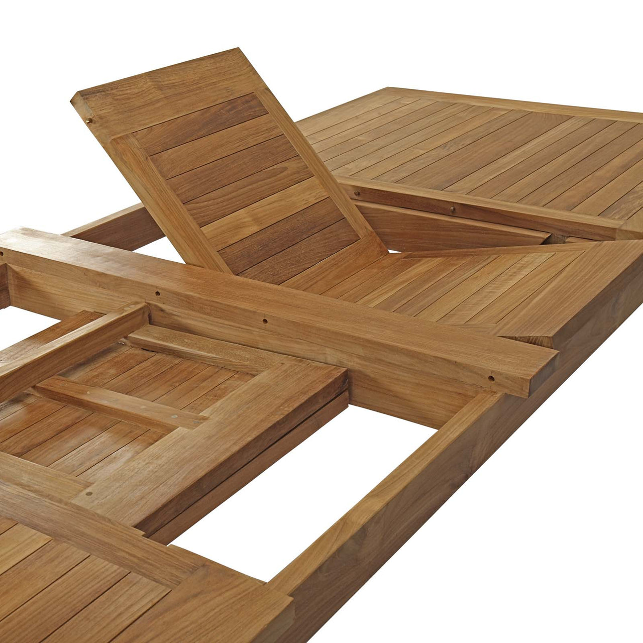 Shorehaven Extendable Alfresco Dining Table, Natural Wood