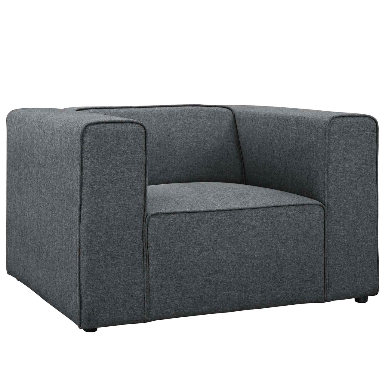 Coalesse Fabric Armchair, Gray