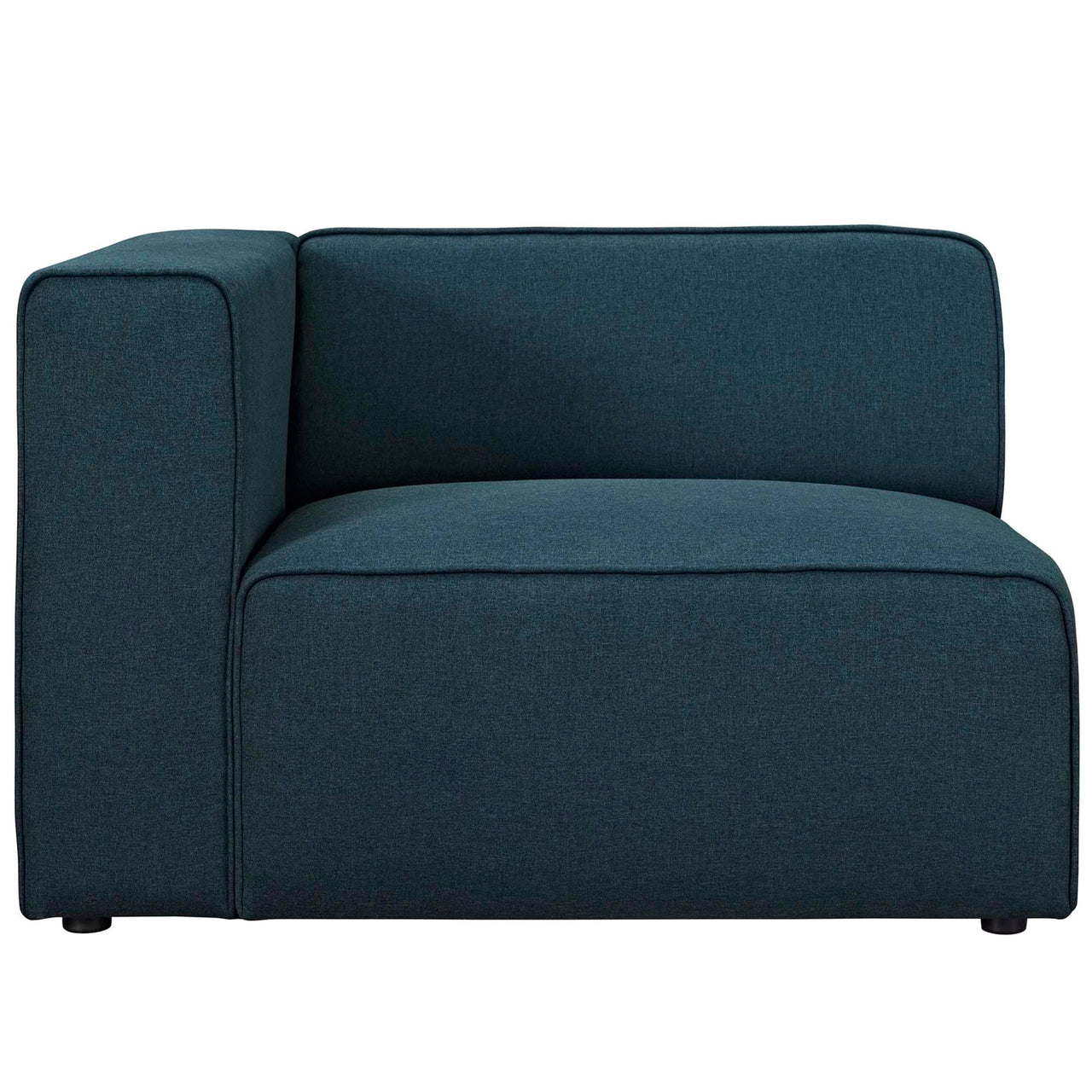 Coalesse Fabric Left-Facing Chair | Modular Sectional Component, Blue