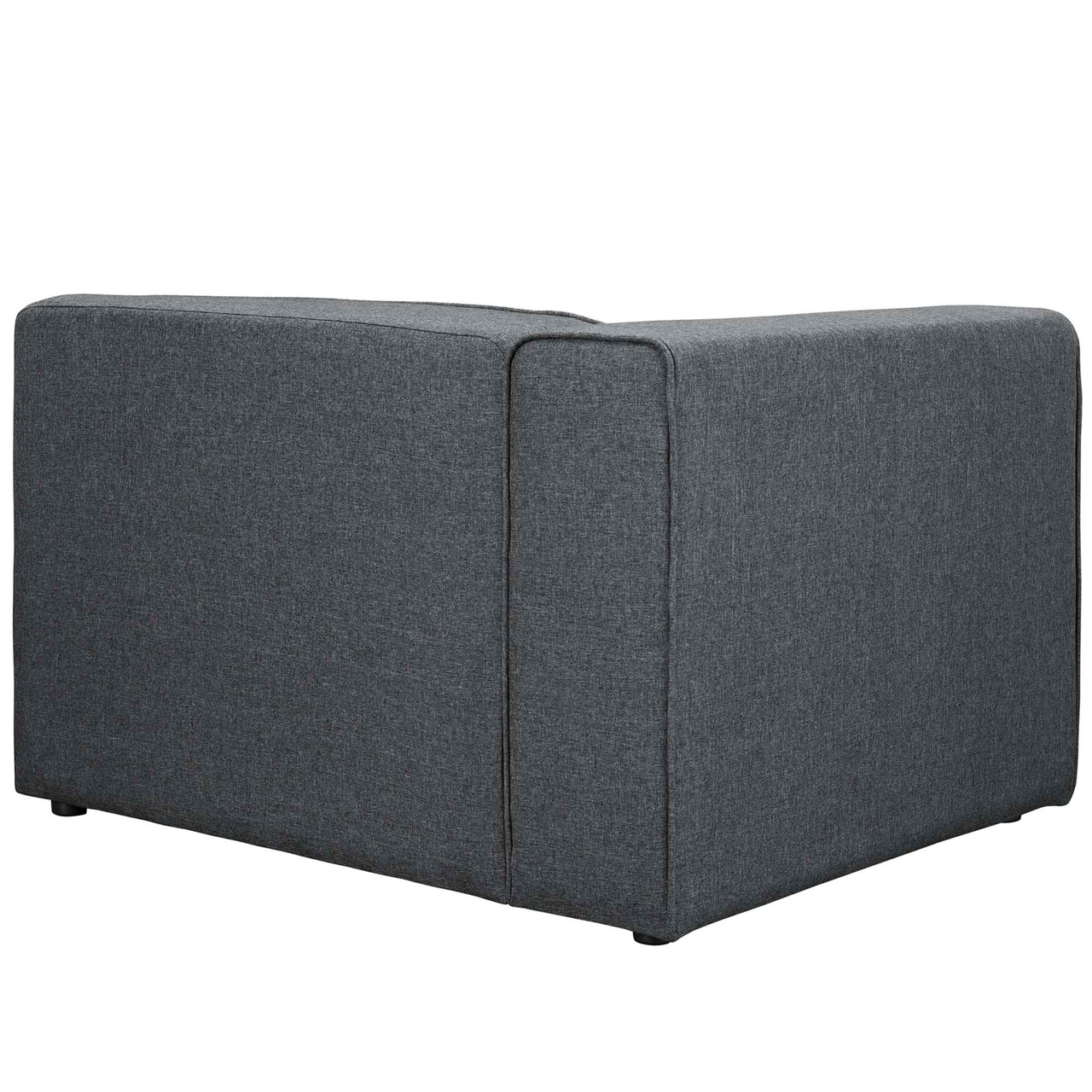 Coalesse Fabric Left-Facing Chair | Modular Sectional Component, Gray