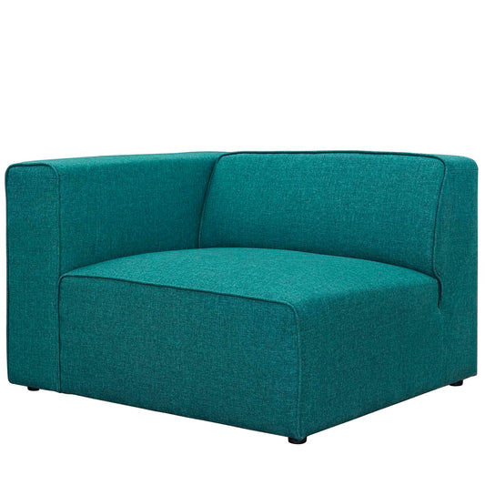 Coalesse Fabric Left-Facing Chair | Modular Sectional Component, Teal