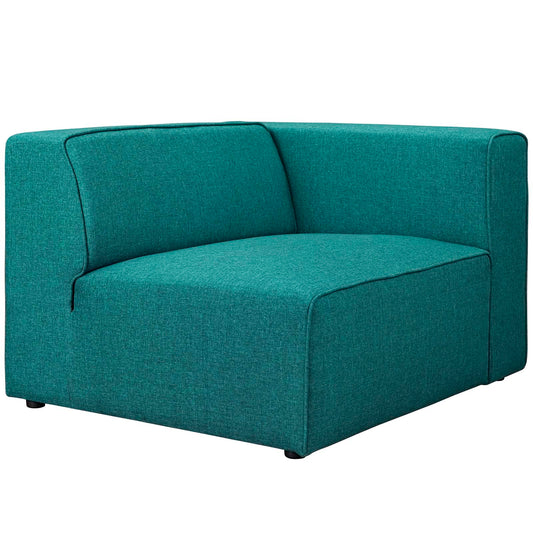 Coalesse Fabric Right-Facing Chair | Modular Sectional Component, Teal