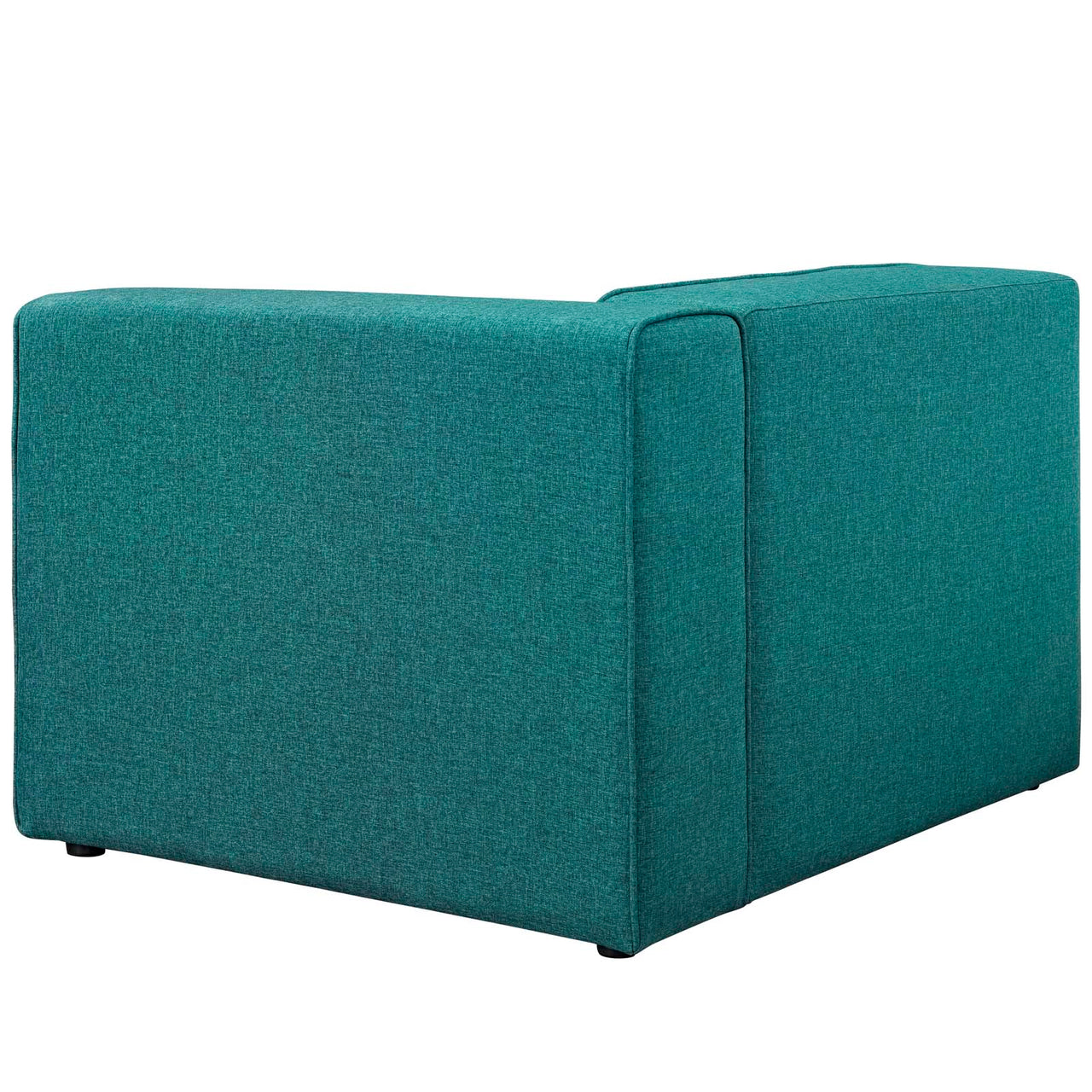 Coalesse Fabric Right-Facing Chair | Modular Sectional Component, Teal