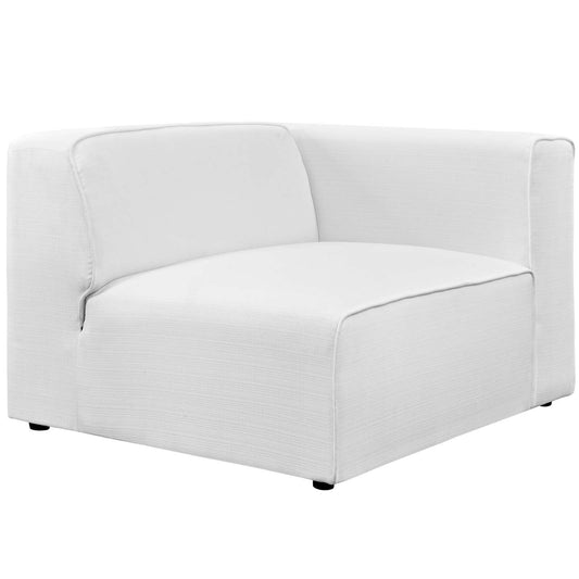 Coalesse Fabric Right-Facing Chair | Modular Sectional Component, White