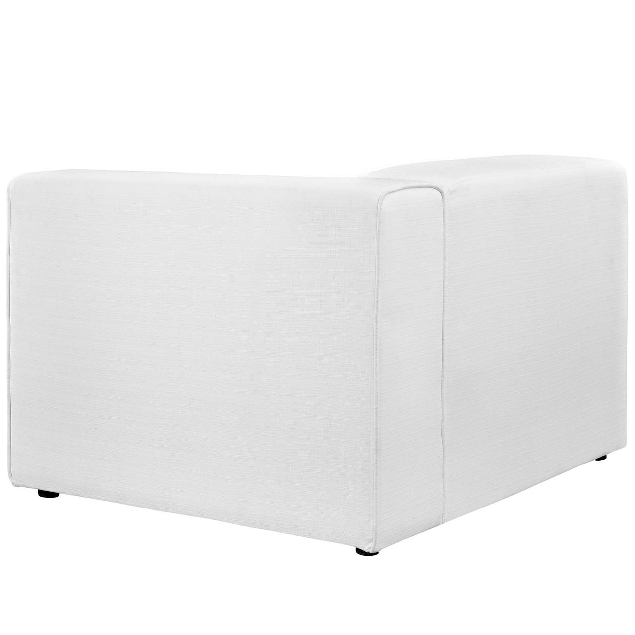Coalesse Fabric Right-Facing Chair | Modular Sectional Component, White