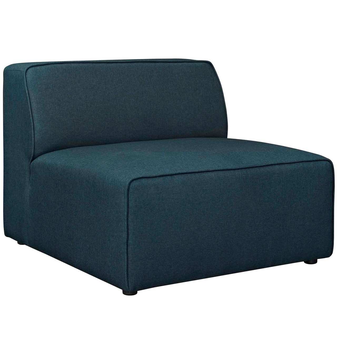 Coalesse Fabric Armless Chair | Modular Sectional Component, Blue