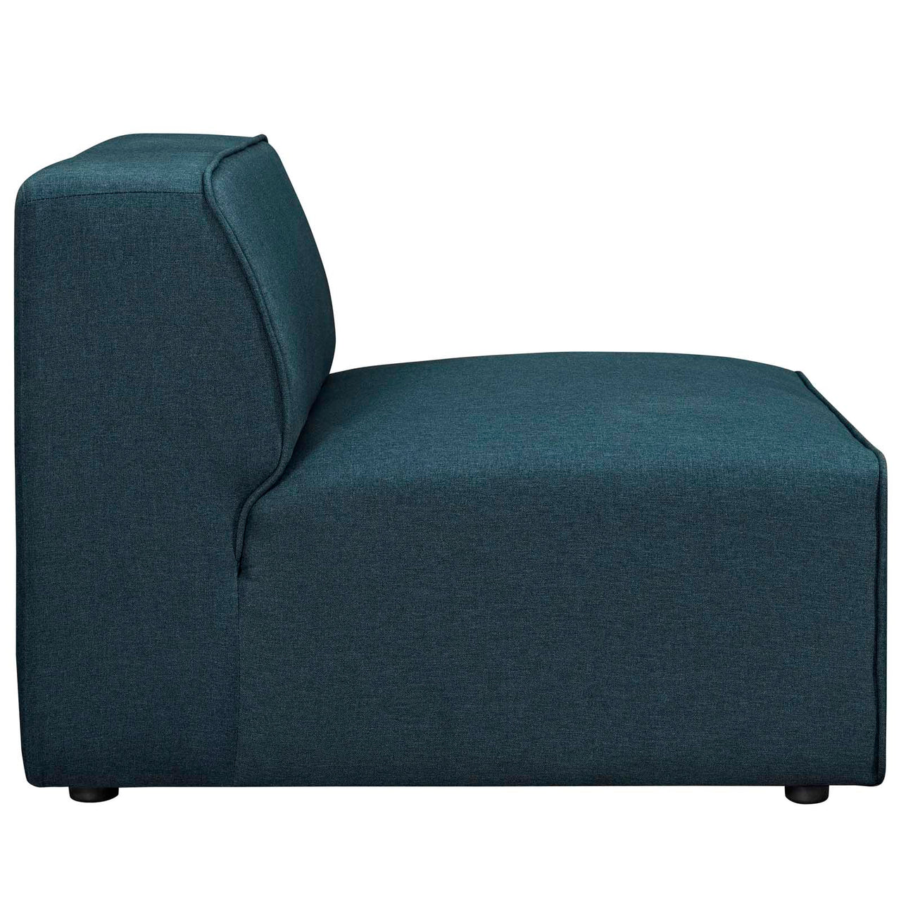Coalesse Fabric Armless Chair | Modular Sectional Component, Blue