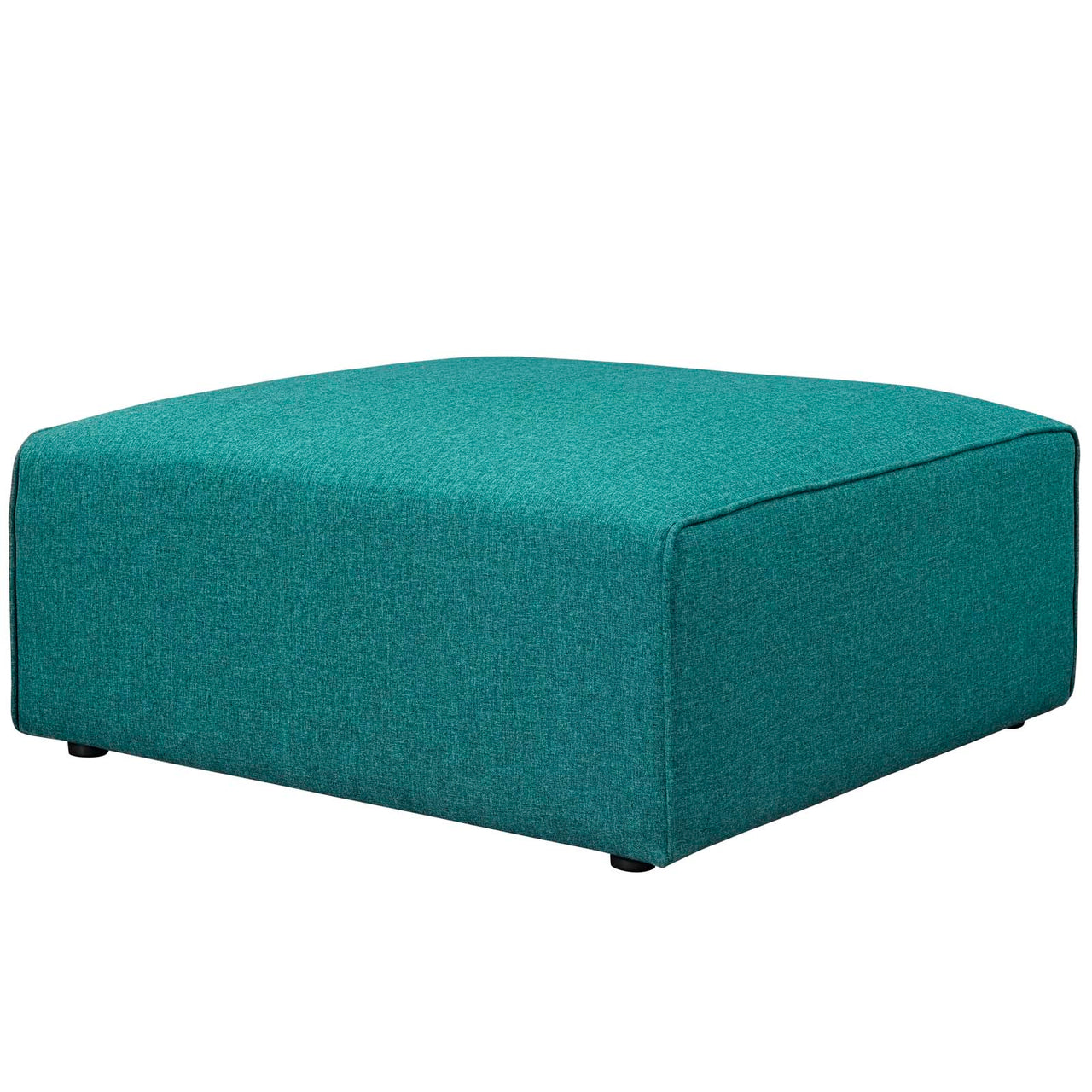 Coalesse Fabric Ottoman | Modular Sectional Component, Teal