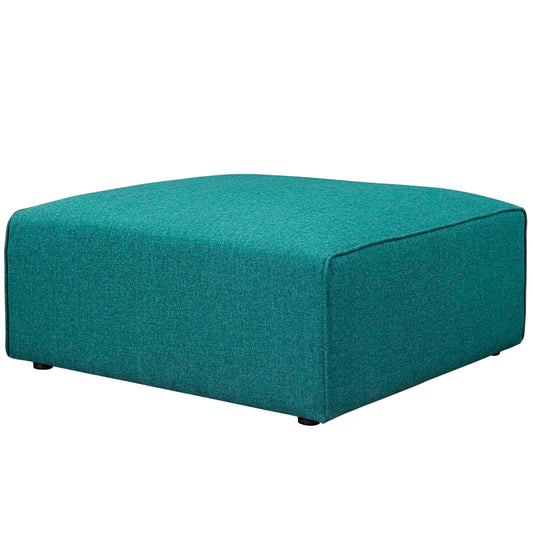 Coalesse Fabric Ottoman | Modular Sectional Component, Teal