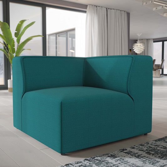 Coalesse Fabric Corner Chair | Modular Sectional Component, Teal