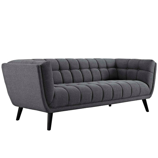 Caress Fabric Sofa, Gray