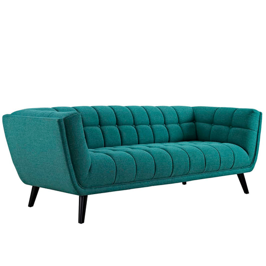 Caress Fabric Sofa, Teal
