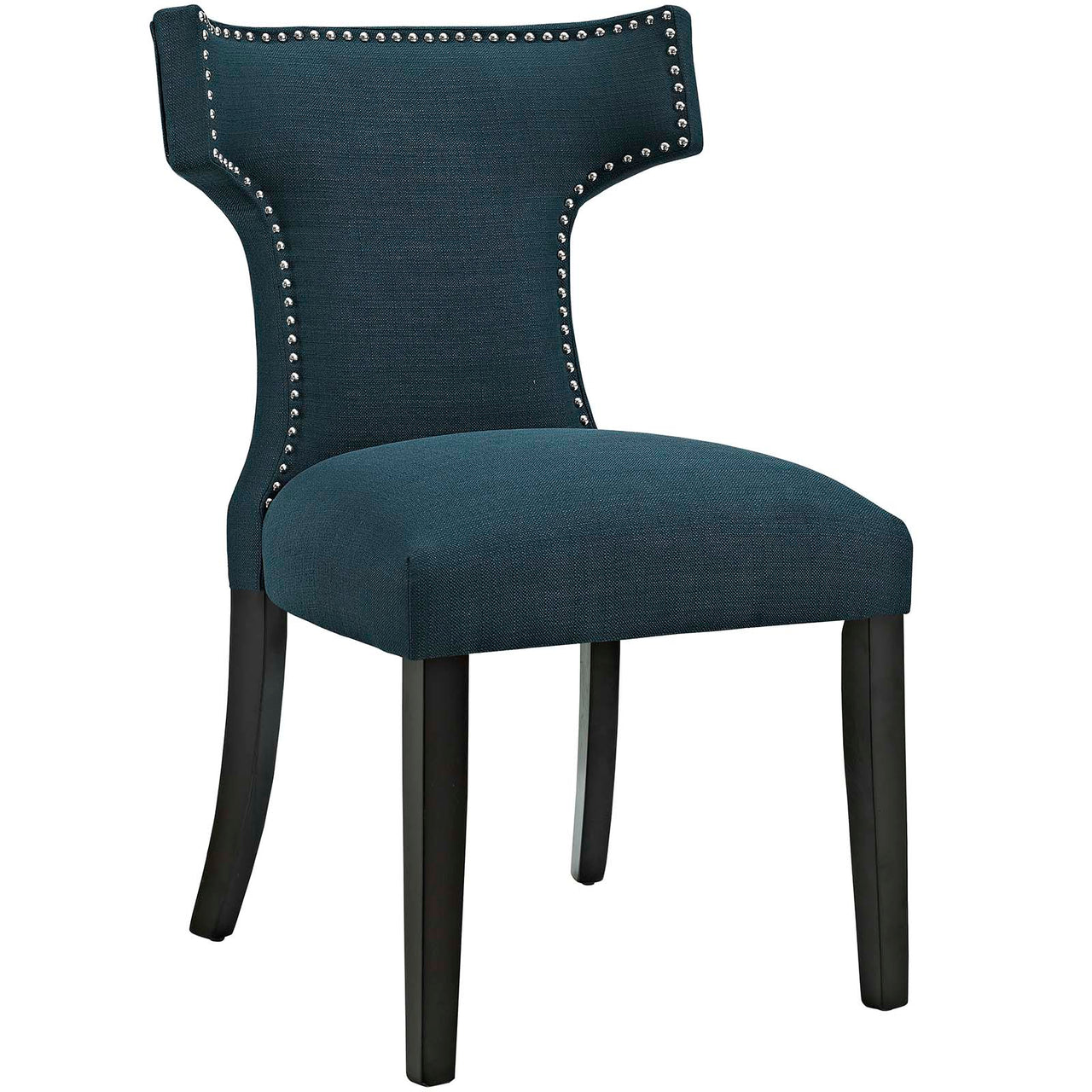 Vela Fabric Dining Chair Set of 2, Azure