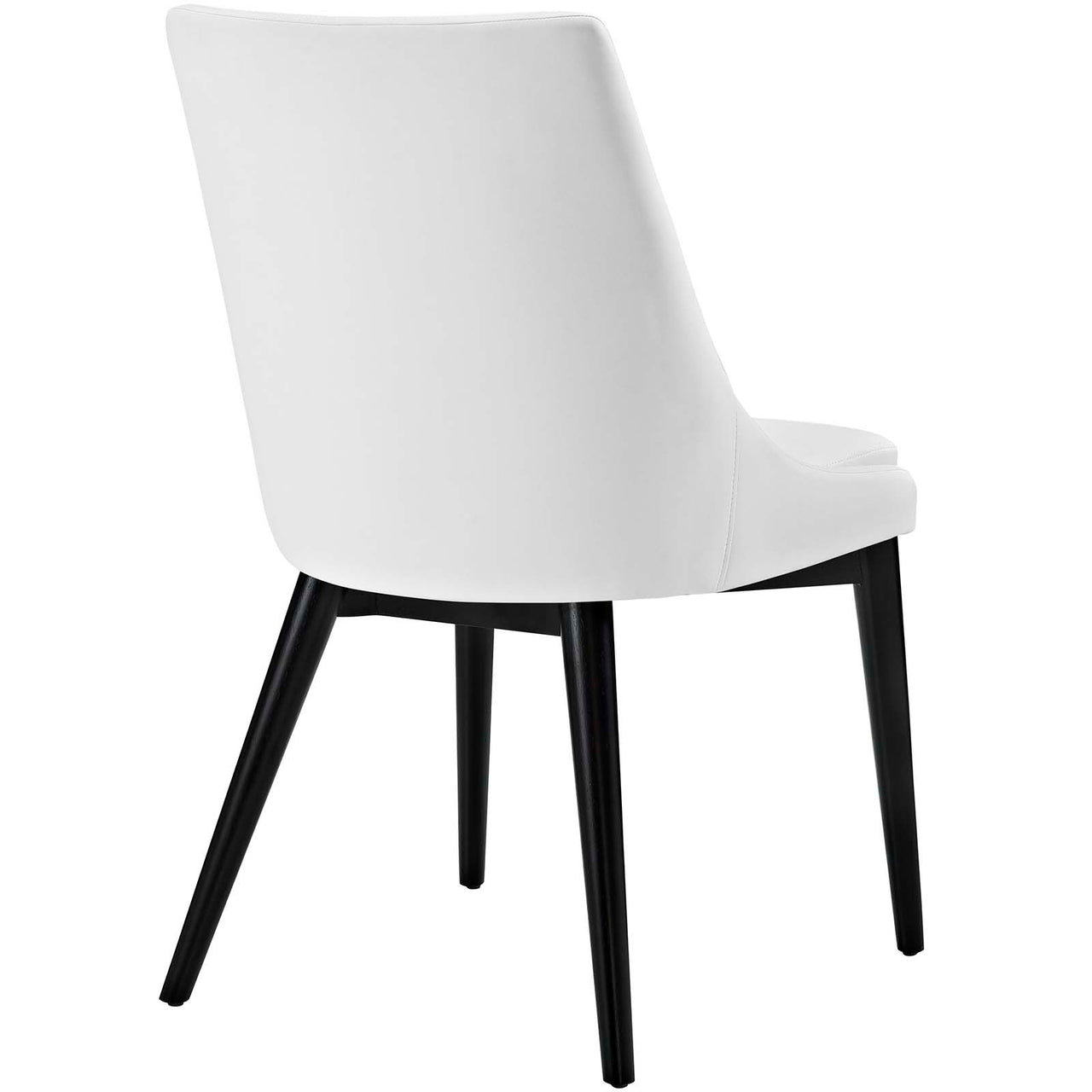 Viremont Eco-Leather Dining Chair Set of 2, White