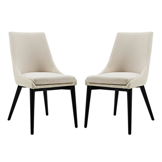 Viremont Woven Dining Chair Set of 2, Beige