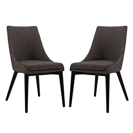 Viremont Woven Dining Chair Set of 2, Brown
