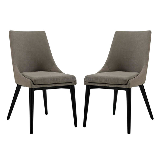 Viremont Woven Dining Chair Set of 2, Granite
