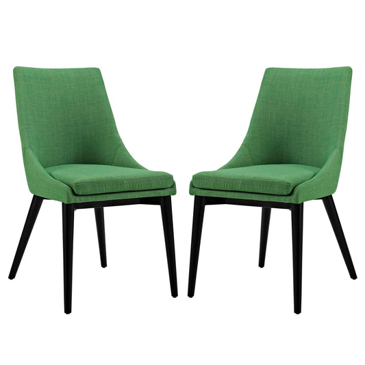 Viremont Woven Dining Chair Set of 2, Kelly Green