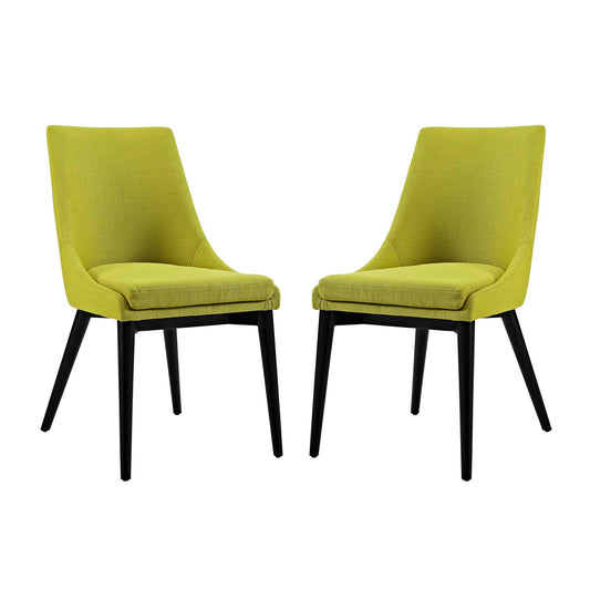 Viremont Woven Dining Chair Set of 2, Chartreuse