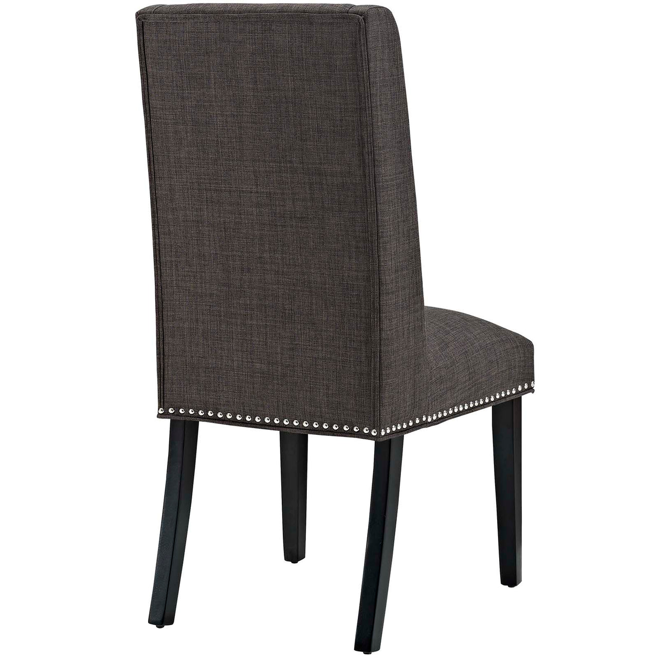 Bellare Fabric Dining Chair Set of 2, Brown