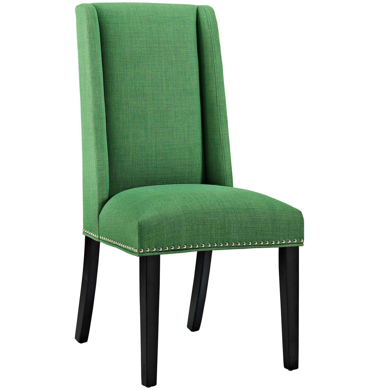 Bellare Fabric Dining Chair Set of 2, Green