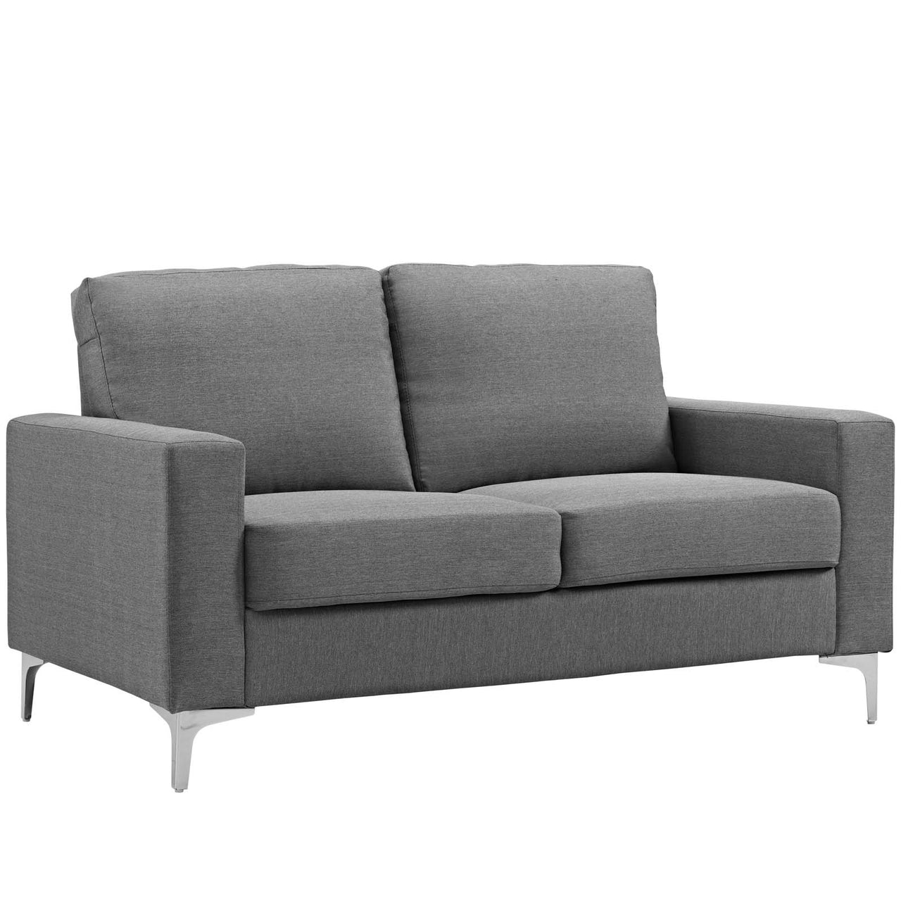 Dorelli Upholstered Loveseat, Gray