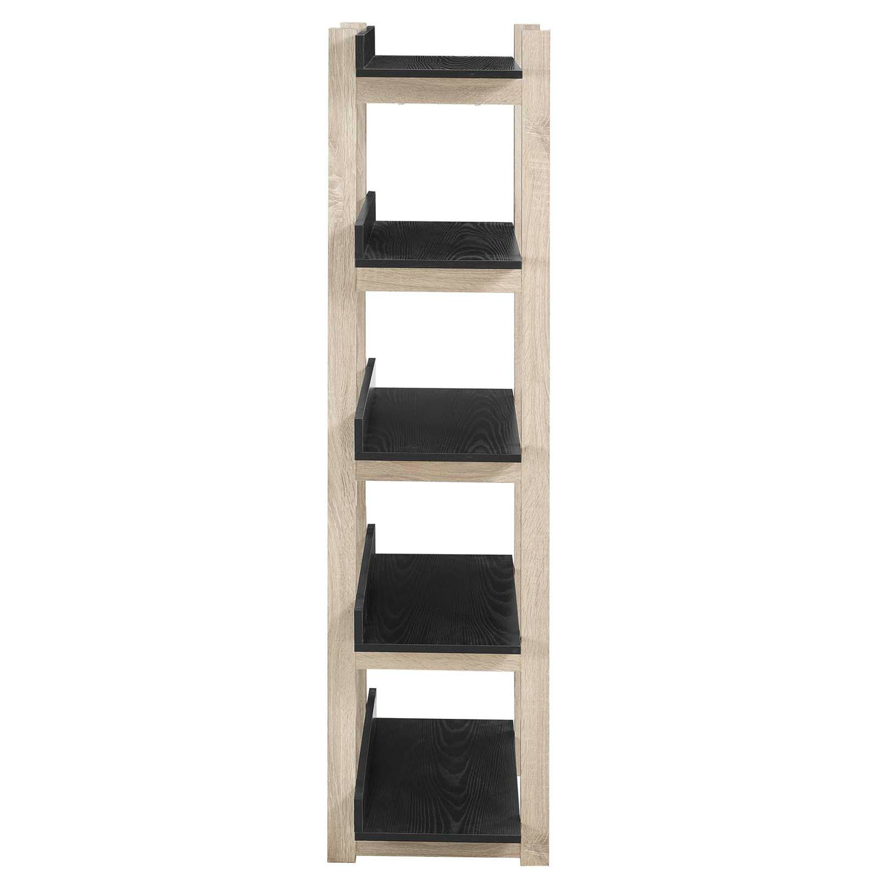 Avenith Bookcase, Natural Wood & Black