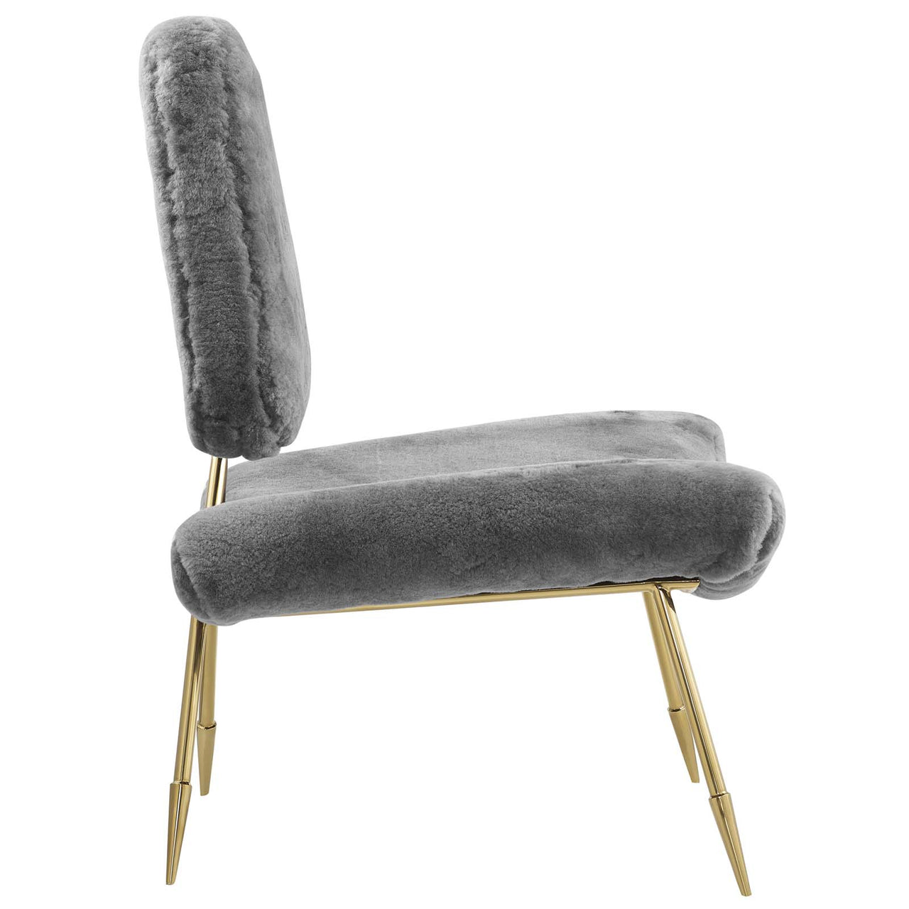 Direction Wool Lounge Chair, Gray