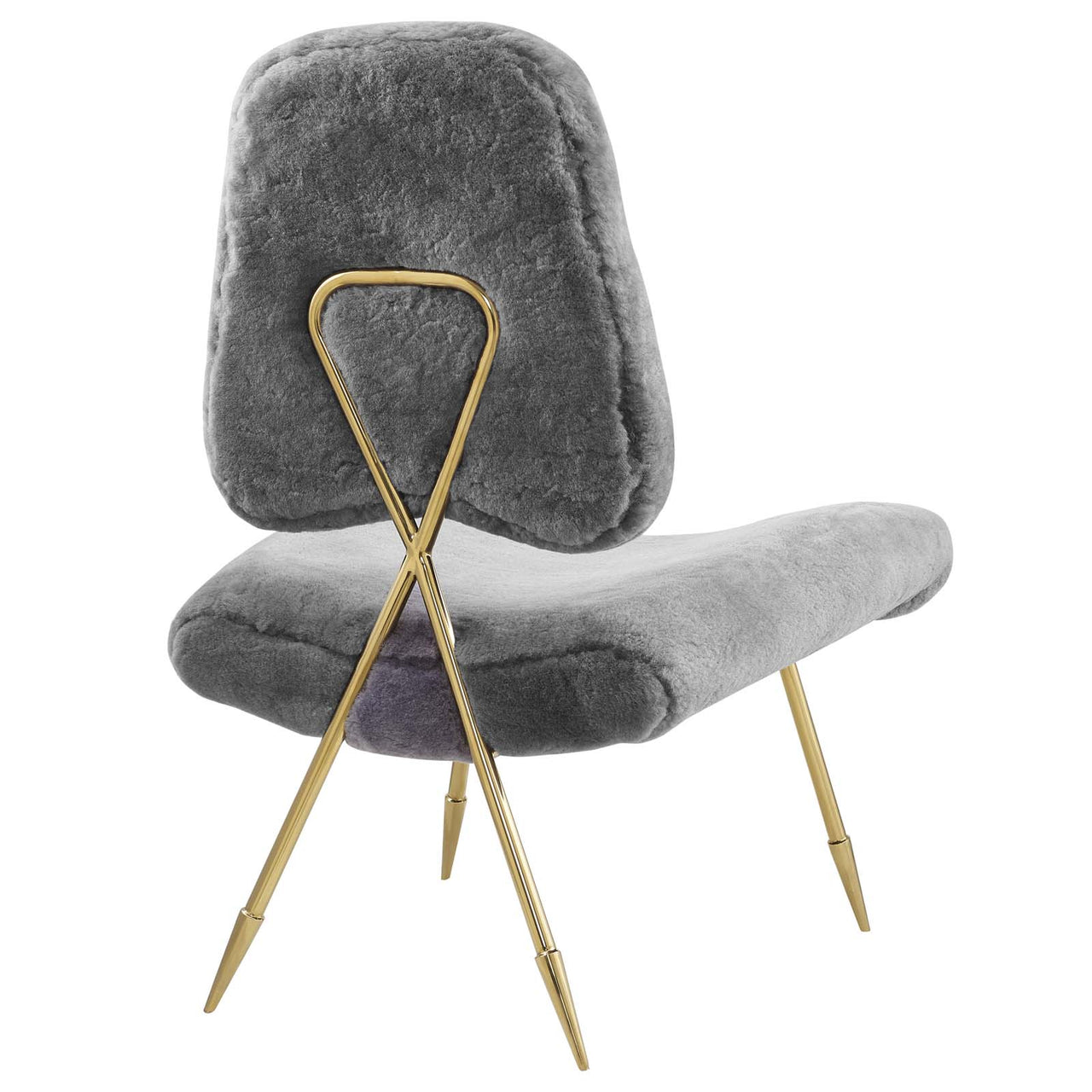 Direction Wool Lounge Chair, Gray