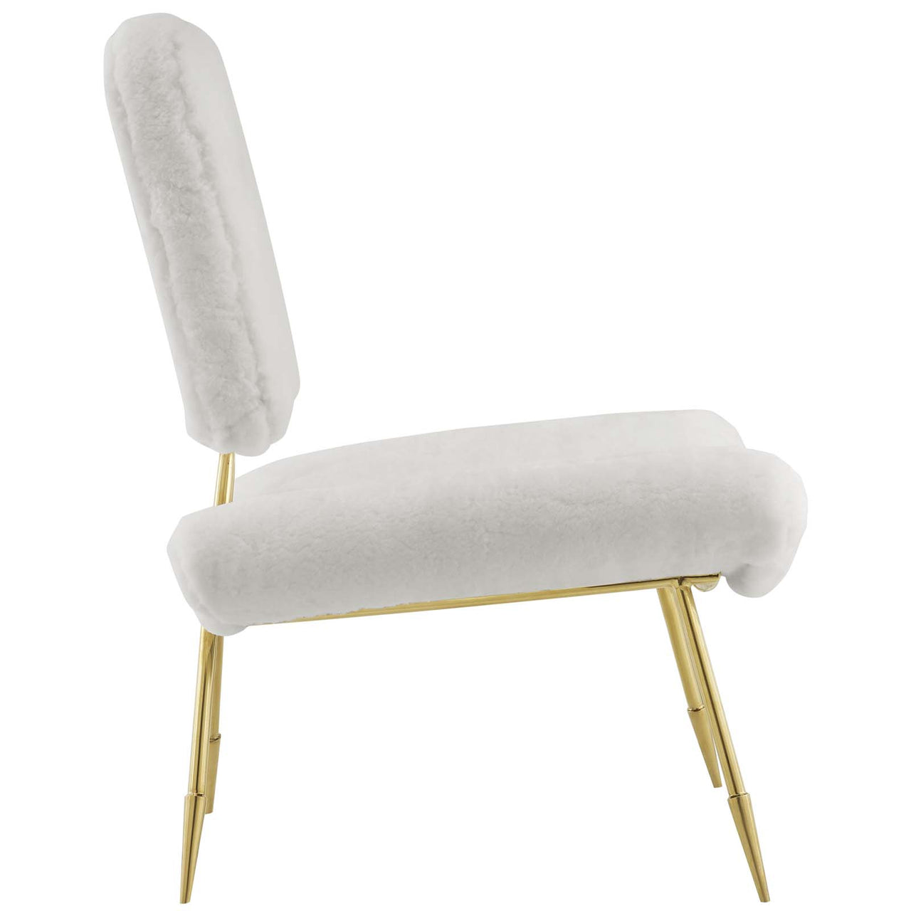 Direction Wool Lounge Chair, White