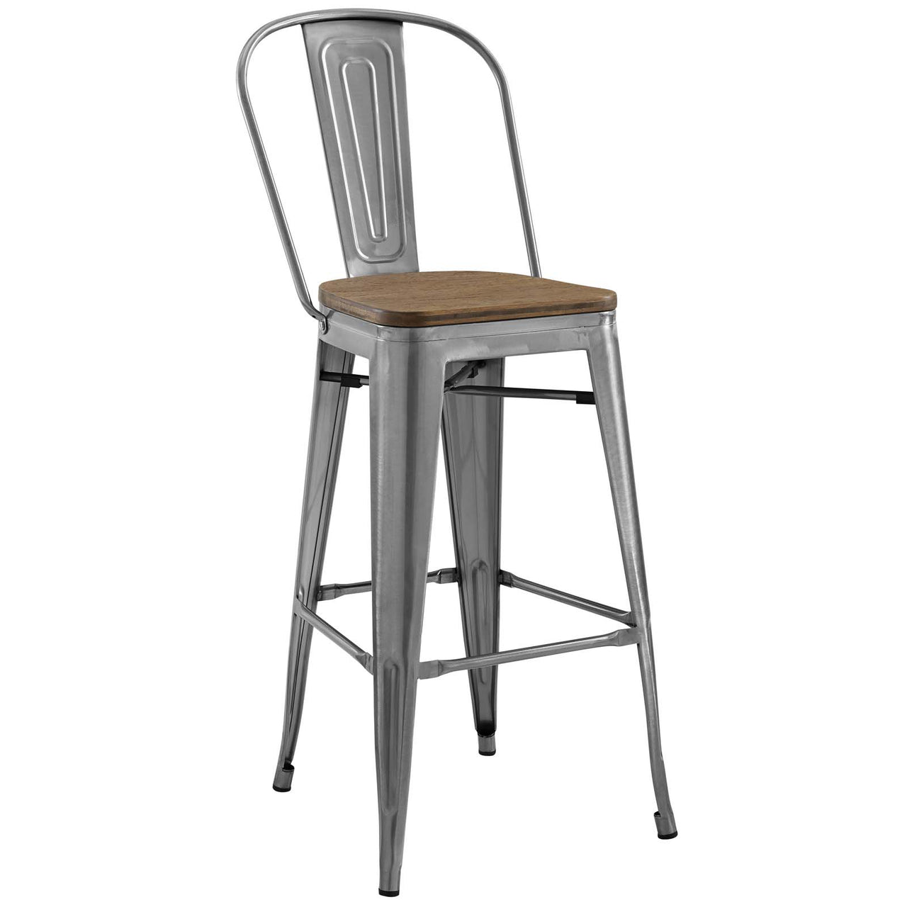 Vintage Flair Bar Stool, Gunmetal
