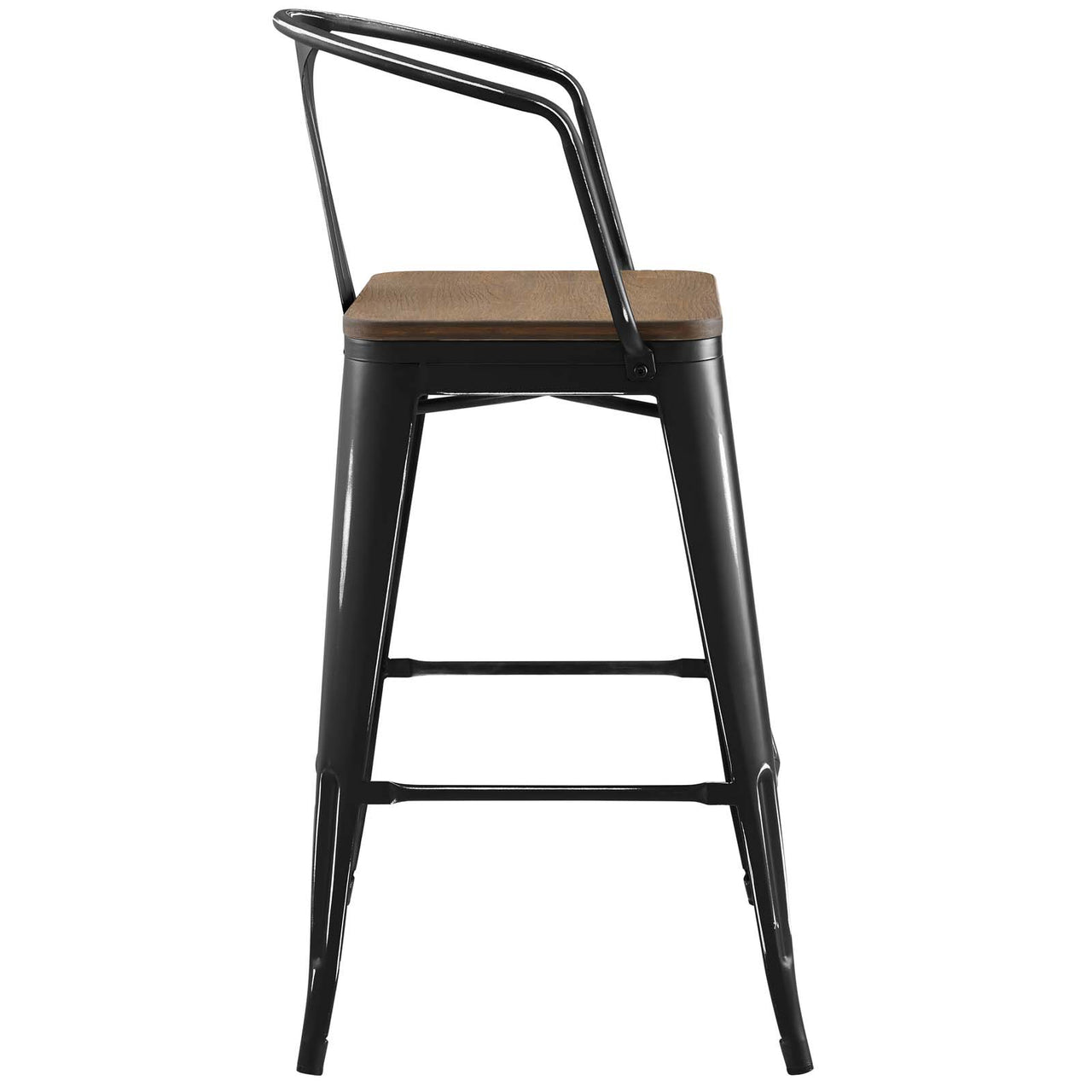 Vintage Flair Bar Stool, Black