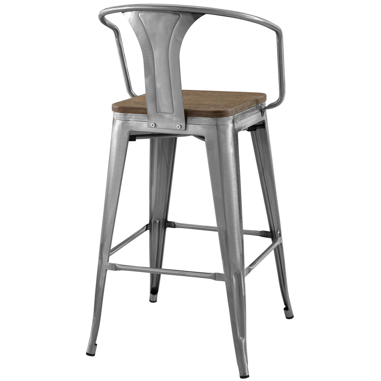Vintage Flair Bar Stool, Gunmetal