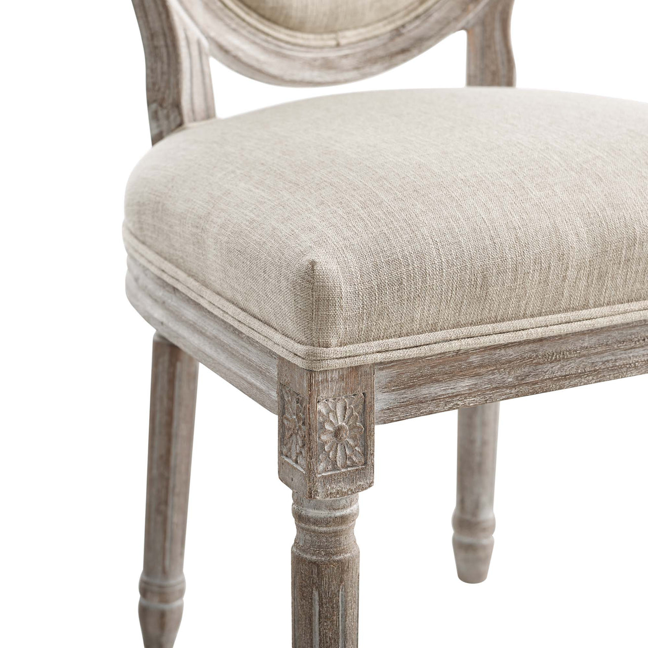 Savelle Fabric Side Chair, Beige