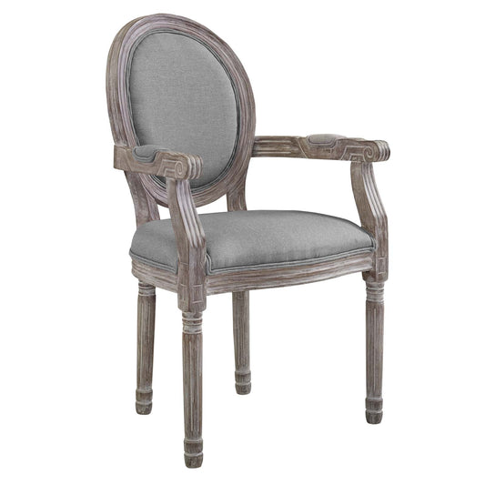 Savelle Fabric Dining Chair, Light Gray