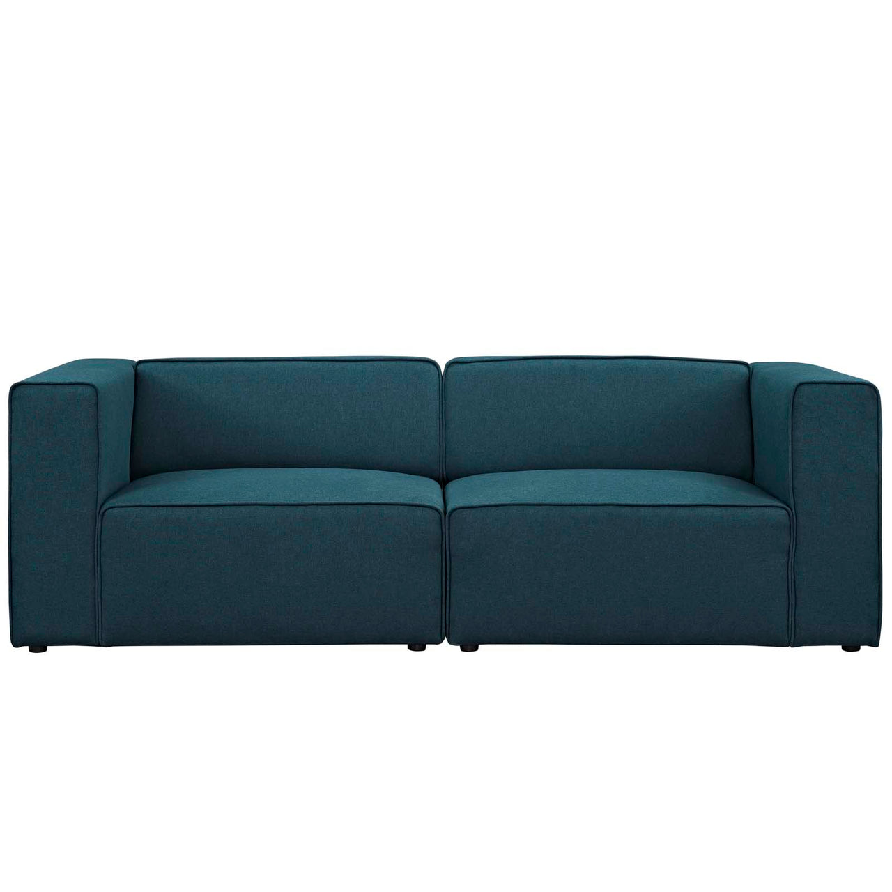 Coalesse 2-Piece Fabric Sectional Sofa Set, Blue