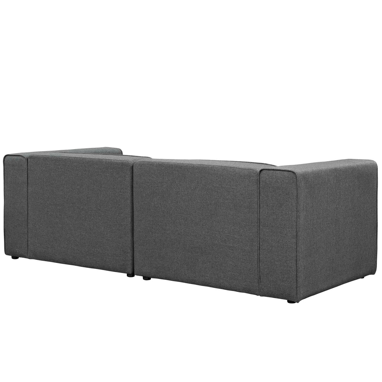 Coalesse 2-Piece Fabric Sectional Sofa Set, Gray