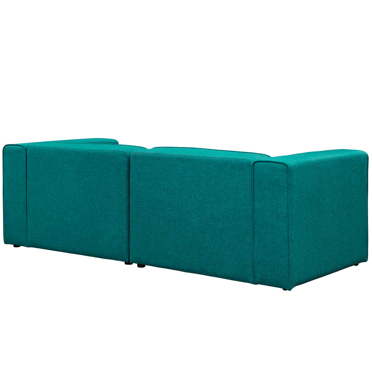 Coalesse 2-Piece Fabric Sectional Sofa Set, Teal