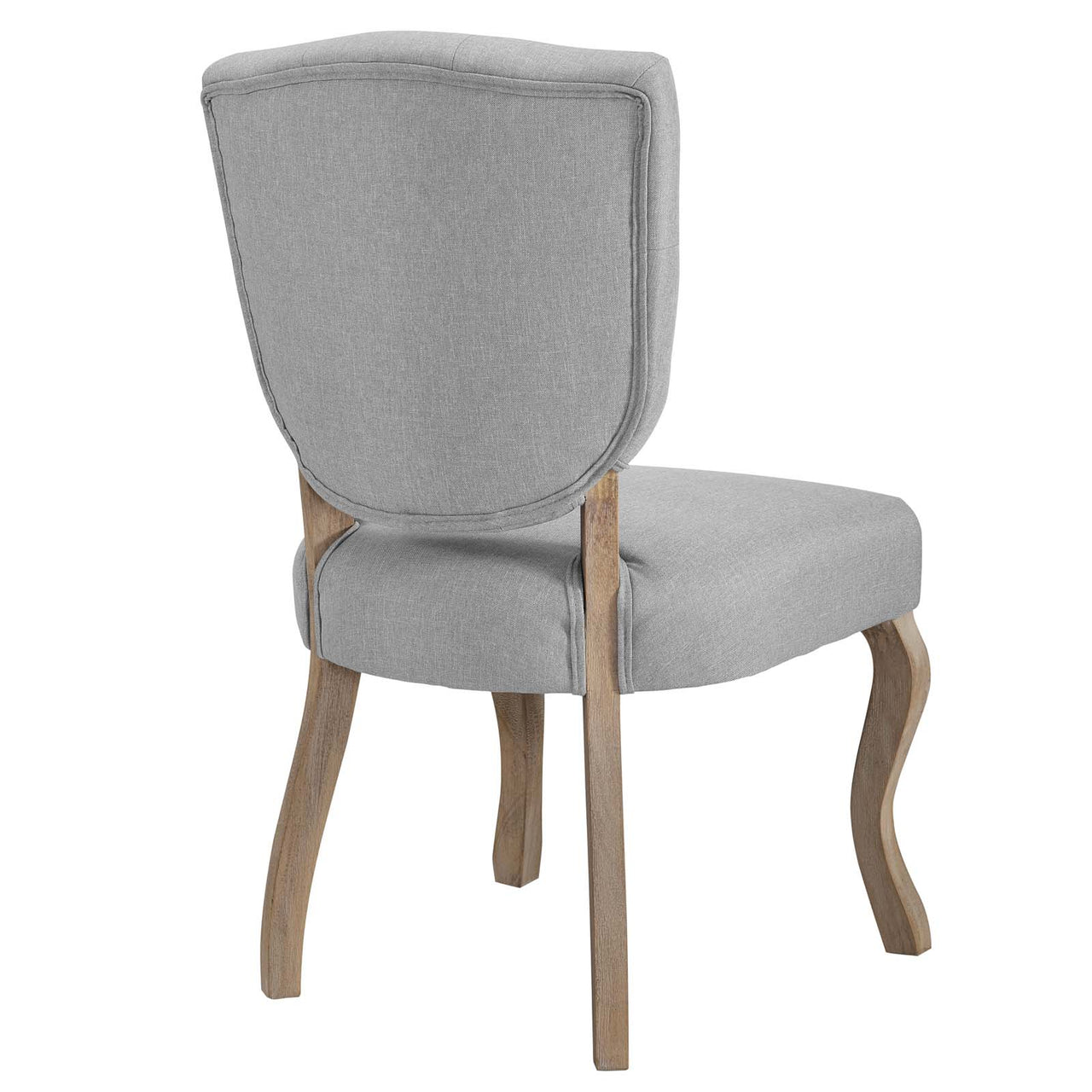Rowena Fabric Dining Chair, Light Gray