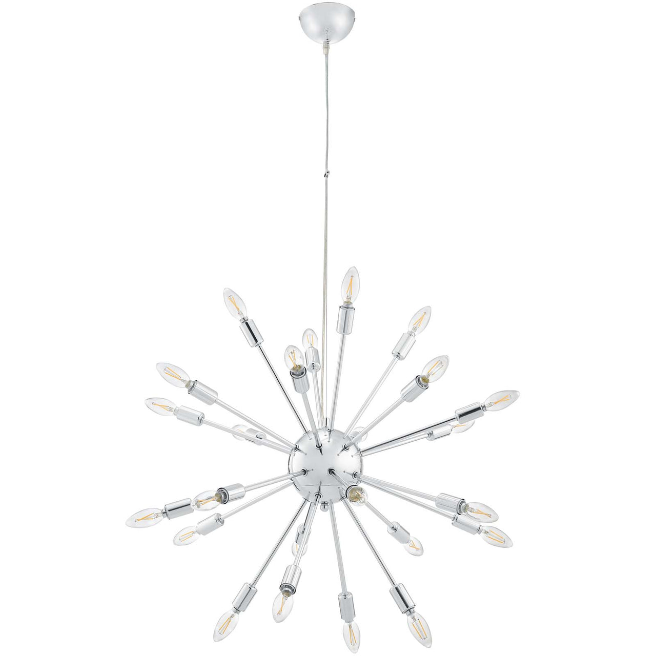 Norellan Urchin Chandelier, Silver