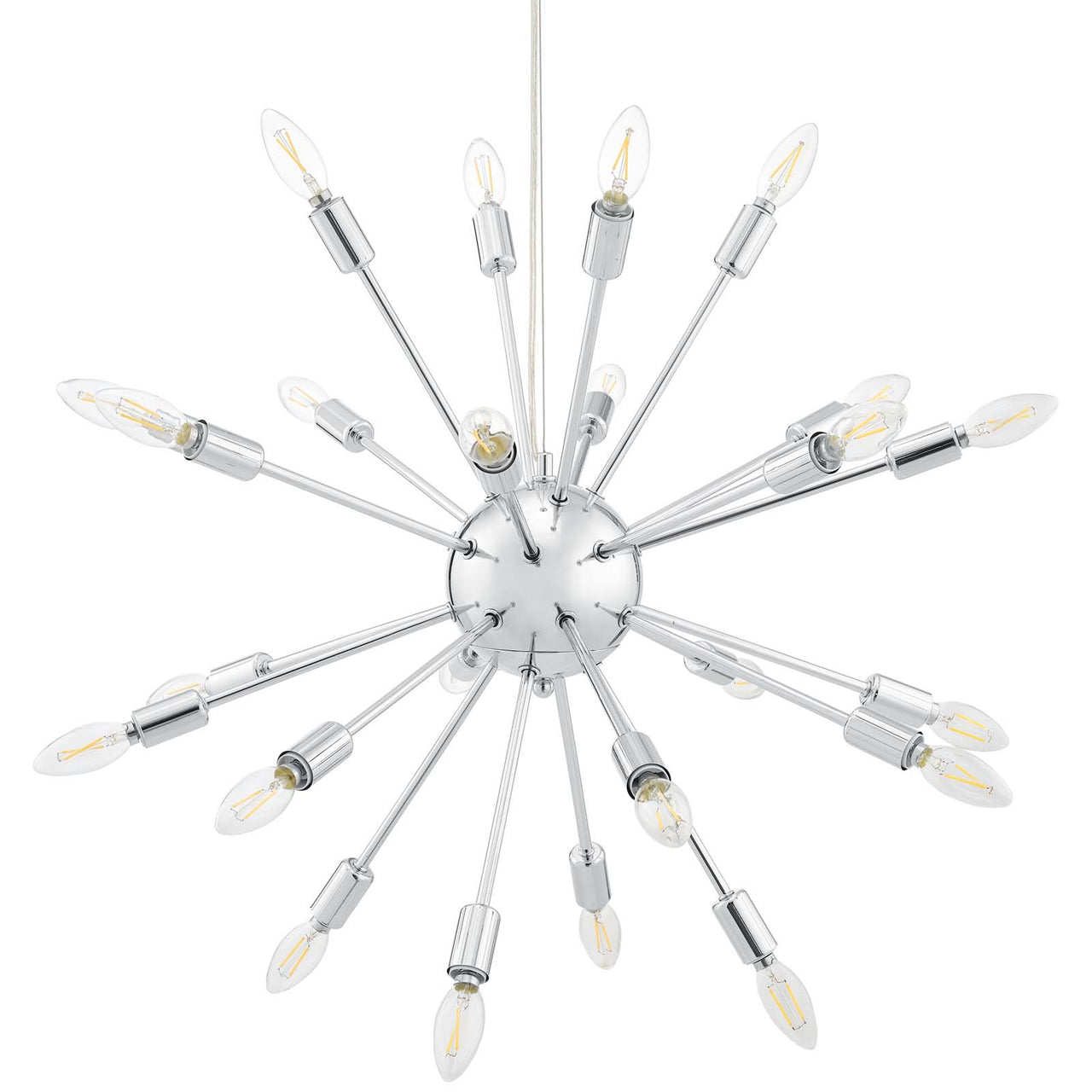 Norellan Urchin Chandelier, Silver